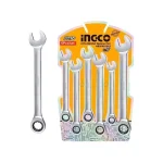 INGCO HKSPAR1062 6 Pcs ratchet spanner set
