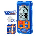 Wadfow WDM1505 Digital Multimeter ? True RMS, 2000 Counts, Smart Function, Auto-Range, NCV, Backlight & Flashlight, 600V/600mA Max