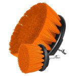 Wadfow WND1401 2-Piece Soft Bristle Brush Set ? 2" & 3.5" Brushes with 1/4" Hex Shank for Glass, Tile, Plastic & More