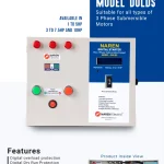 Naren Electrix Control Starters For 3 Phase Digital Starters DOL-Type Model DOLDS (1 to 5 HP)