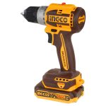Ingco 8-10 mm 20 V 0-550/0-2000 RPM Brushless Cordless Drill, CDLI20453