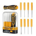 INGCO AKISD0901 9 Pcs interchangeable screwdriver set
